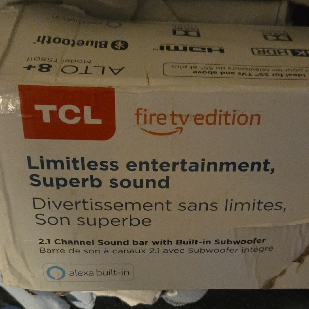 TCL Fire TV Edition Sound Bar with Alexa Built-In